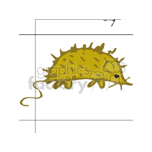 hedgehog clipart. Commercial use image # 128949