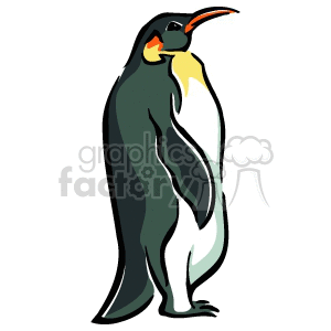  penguin penguins bird birds   Anmls055C Clip Art Animals 