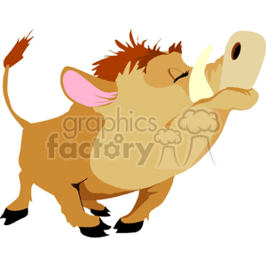 wild boar clipart. Royalty-free image # 129527