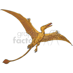 ancient pterodactyl clipart. Commercial use image # 131455