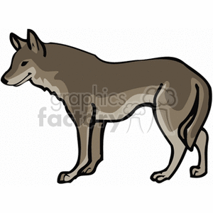 wolf2 clipart. Commercial use icon # 131829
