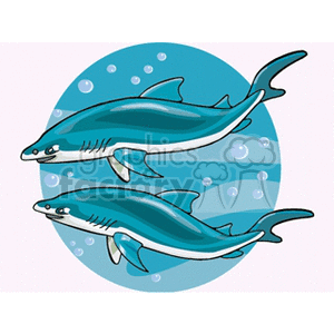 sharks clipart. Commercial use image # 132701