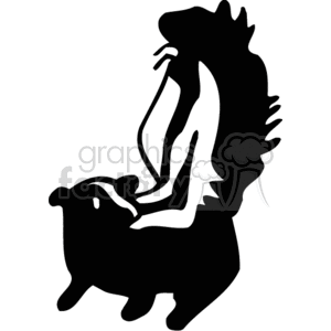   skunk skunks rodent rodents animals  BAB0314.gif Clip Art Animals Rodents 