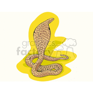 Cobra snake clipart. Commercial use image # 133529