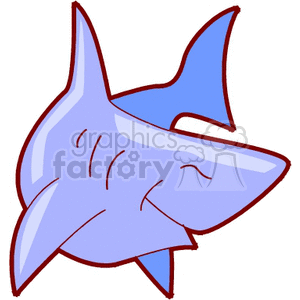 big shark smiling clipart. Commercial use image # 133733