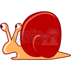 cartoon snail clipart. Commercial use image # 133743