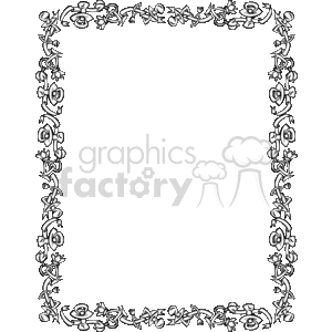 clipart - document frame for a baby shower.