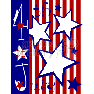   border borders frame frames holidays 4th of july star stars  4th_july_001.gif Clip Art Borders Holidays 4th of July 