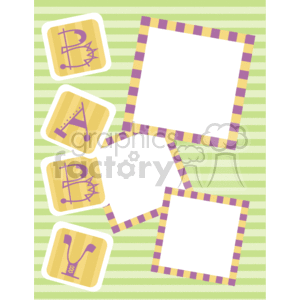 Baby photo frame clipart. Commercial use image # 134261