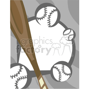 base ball frame clipart. Royalty-free image # 134300