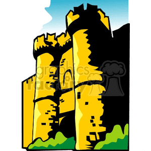old-castle clipart. Royalty-free image # 134471