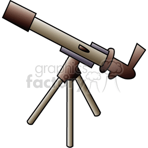 Telescope clipart. Commercial use icon # 134624