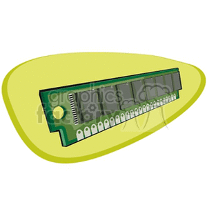 computer RAM stick clipart. Royalty-free image # 135220