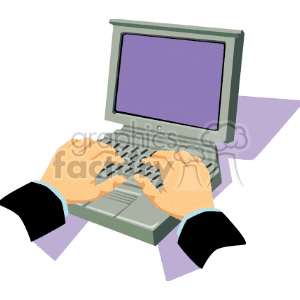   laptop hands working work computer internet data networking network digital business  internet047.gif Clip Art Business Internet 