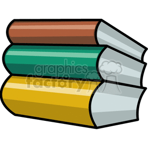   book books stack stacked stacks  FOS0105.gif Clip Art Business Supplies 