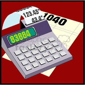 taxes012 clipart. Commercial use image # 136785