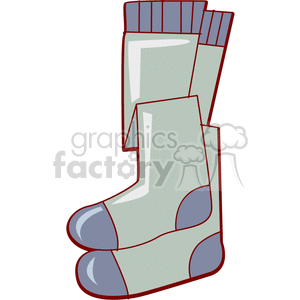   socks sock clothing clothes  sox201.gif Clip Art Clothing 