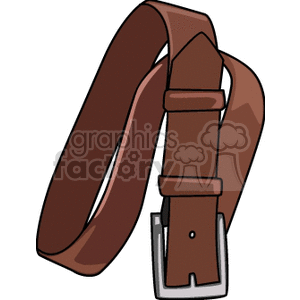 clipart - brown belt.