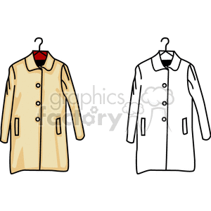   clothes clothing coat coats jacket jackets winter  BFM0110.gif Clip Art Clothing Coats 