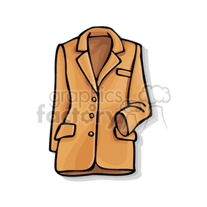   clothes clothing coat coats jacket jackets suits  jacket121.gif Clip Art Clothing Coats 