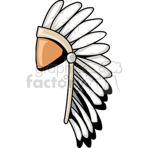 navajo clothes clothing hat hats chief idian indians native  BFC0102.gif Clip Art Clothing Hats headdress