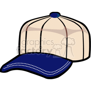 Baseball cap clipart. Royalty-free image # 137506