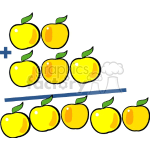 education school apple apples math addition  Education021.gif Clip Art Education Supplies 