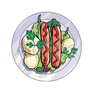   food breakfast plate  breakfast29.gif Clip Art Food-Drink 