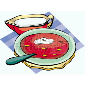   food bowl bowls lunch  jammilk.gif Clip Art Food-Drink 