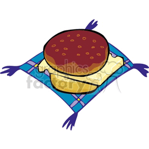   cheeseburger cheeseburgers burgers burger sandwich food hamburger hamburgers meat beef  sandwich4121.gif Clip Art Food-Drink 