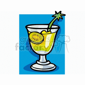   beverage beverages drink drinks glass straw straws cocktail cocktails margarita margaritas Clip Art Food-Drink Drinks 