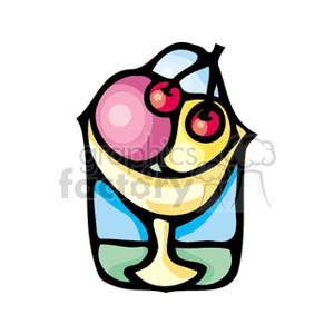   ice cream food dessert junkfood sundae  icecream121.gif Clip Art Food-Drink Ice Cream 