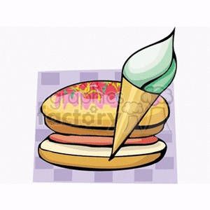   ice cream food dessert junkfood cone cones sandwich  icecream141.gif Clip Art Food-Drink Ice Cream 