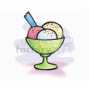   ice cream food dessert junkfood sundae  icecream2121.gif Clip Art Food-Drink Ice Cream 