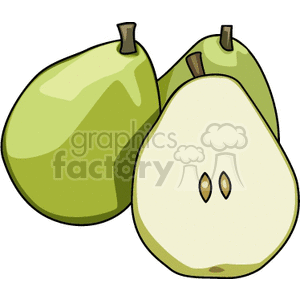   fruit food pear pears  BFV0114.gif Clip Art Food-Drink Vegetables 