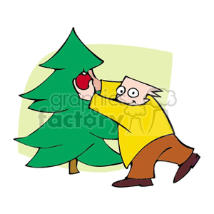 christmastreeman clipart. Commercial use icon # 143089
