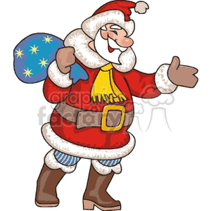 santa clipart. Commercial use image # 143223