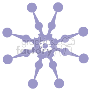 snowflakes_0001 clipart. Commercial use image # 143249