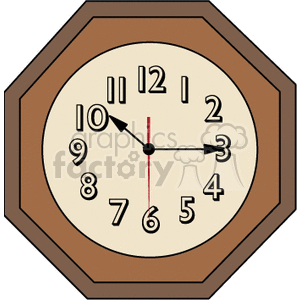   clock clocks time wall  PMM0129.gif Clip Art Household 