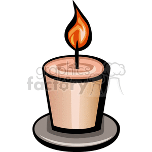   candle candles flame flames  PMM0133.gif Clip Art Household 