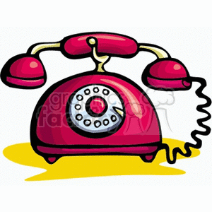 rotary telephone clipart. Commercial use image # 147349