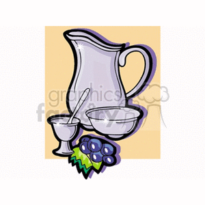 flagon6 clipart. Commercial use image # 147939