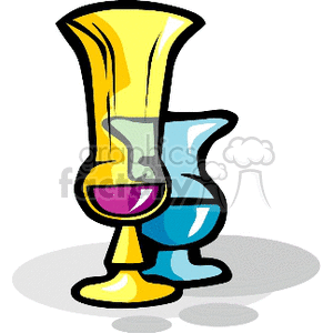 glasses-drink clipart. Royalty-free image # 147951