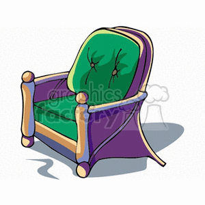 armchair4 clipart. Commercial use image # 148173