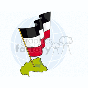 upper volta flag country clipart. Commercial use image # 148799