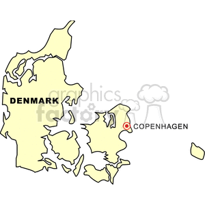 mapdenmark clipart. Commercial use image # 148957