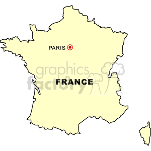 map maps France Clip Art International Maps Paris vector