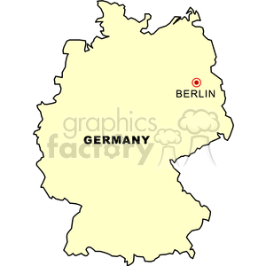 mapgermany clipart. Commercial use image # 148979