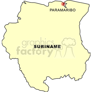 mapsuriname clipart. Commercial use image # 149108