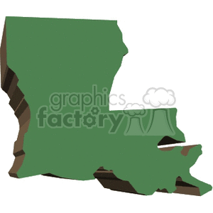 Louisiana Green clipart. Royalty-free image # 149375